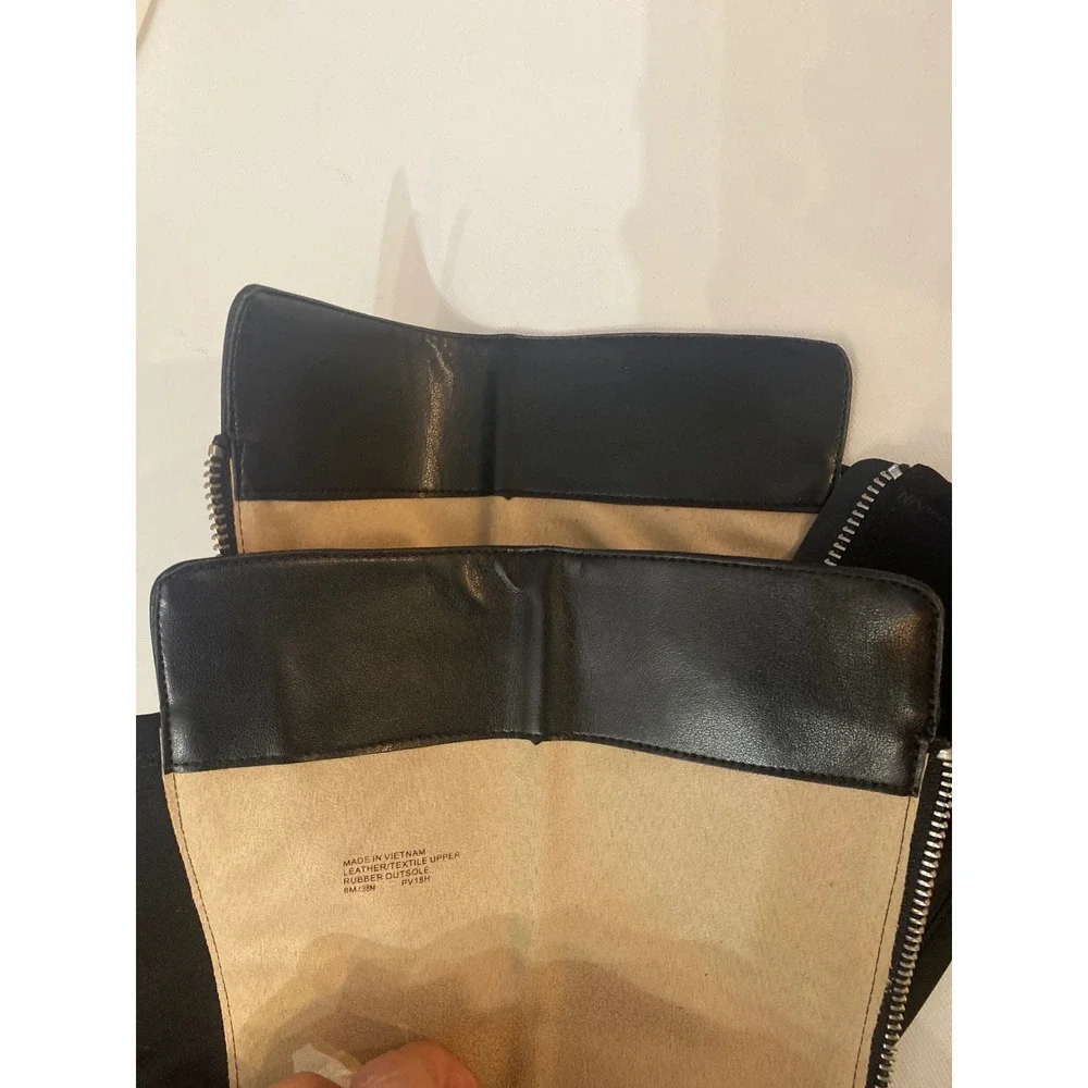 Michael Kors Bromley‎ Leather Boot Women's size 8 Black